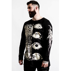 Majica moška - Insomnia Longline Split-Top - KILLSTAR - KSRA004308