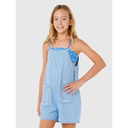 Rip Curl Sunshine Squad Romper Kids Jumpsuit washed blue