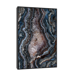 Canvas Slika na platnu Ahat Reka Toplica, Sa ramom, 30 x 45 cm, Crni