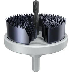 Bosch Set kruna za drvo/gips 2608594507, 7 delova