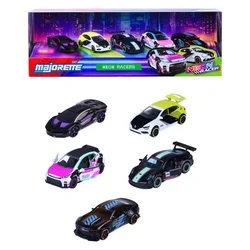 Majorette Neon Racer set 5 vozil