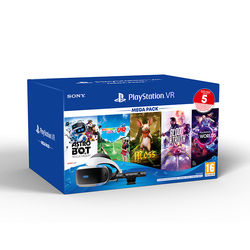 PlayStation VR Mega Pack 2020 (Blood & Truth, Moss, Astro Bot Rescue Mission, Everybodys Golf VR, VR Worlds) PS4