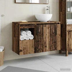 Komplet omaric za kopalnico 2 kos Star les 79,5 x 35 x 80 cm