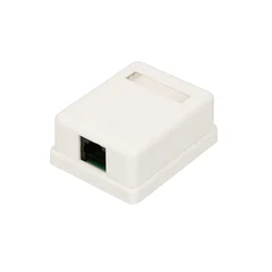 Extralink | Stenska vtičnica | 1x RJ45 KAT5E UTP