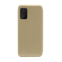 Maska za telefon ROYAL FLIP COVER za Samsung A03S, Zlatna