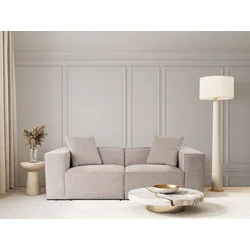 Atelier del Sofa Dvosed Lora 108x65x220cm Sivi