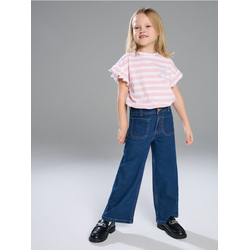 Sinsay - Wide leg farmerke - mornarsko