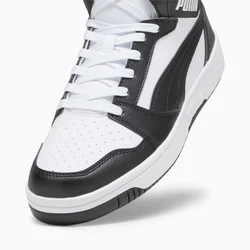 PUMA Rebound Sneakers, White/Black/Shadow Grey