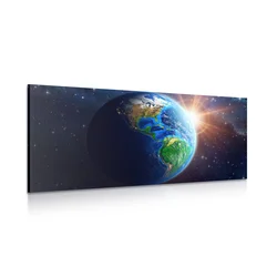 Slika modri planet Zemlja - 120x60