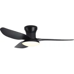 Brilagi - LED prigušiva plafonski ventilator LED/30W/230V 3000-6500K crna + daljinski upravljač