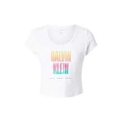 Calvin Klein Jeans Majica Pride  rumena / mandarina / roza / bela