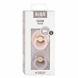 110416 Blossom & Dusky Lilac lateks - Bibs Colour duda z okroglim cucljem 1