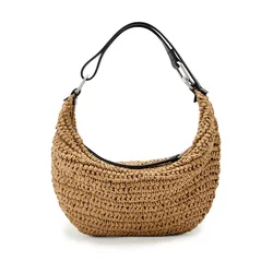 AllSaints Torba za čez ramo LUNA kapučino/črna
