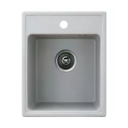 Granitna sudopera XQuadro 40 bela