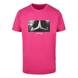Mens T-shirt Pray pink