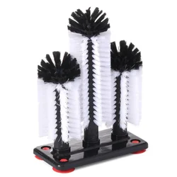 Bar Up Paličaste krtače za pomivanje kozarcev in tehtnic, višina 18 / 25 cm - Hendi 696040