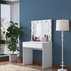 Hanah Home Sto za šminkanje 90x76,8x45cm Beli