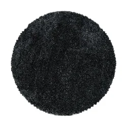 XXXL Preproga Fluffy, O 80cm, Antracit