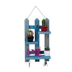 Aberto Design Polica za ključeve 213, 40x23x9cm, Plava