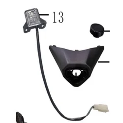 Svetlo registarske tablice 2047-30-00001 za skuter Motovene New Flash HF