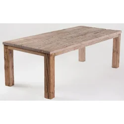 Casa Padrino country style dining table natural - Various Sizes - Rustic rectangular solid wood dining room table - Country style dining room furniture - Rustic dining room furniture