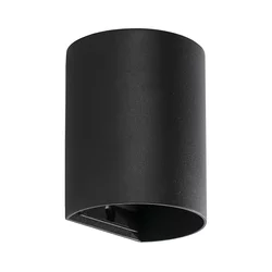FARO 40523 - Zidno svetlo SOLE 1xGU10/8W/230V crno okruglo