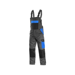 Canis Radne pantalone na tregere phoenix cronos sivo-plave, vel.52 ( 55114 )