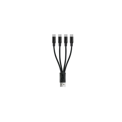 Quad charging micro USB cable