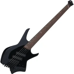 HILS Guitars HNB5 NEXT Black Headless Bass Guitar (Rabljeno)