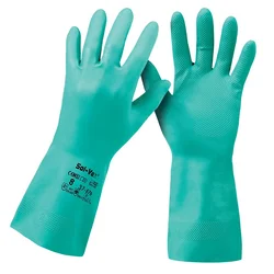 ANSELL ALPHATEC SOLVEX 37-676 zaštitne hemijske rukavice Boja: Zelena Veličina: 7