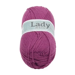 Preja LADY de Luxe - 100 g / 238 m - rožnato rjava