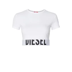 DIESEL Majica črna / bela