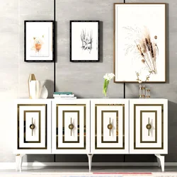 Hanah Home Konzola Viola, 150x79x40 cm, Bela