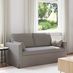 vidaXL Kavč Taupe 159 x 78 x 80 cm Kovina