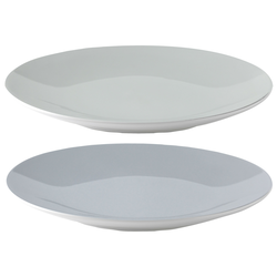 Jedilni krožnik EMMA, 22 cm, set 2 kosov, modra, kamenina, Stelton