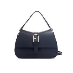 Ročna torba Furla Flow M Top WB00996 BX2045 BG 4852S Mornarsko modra