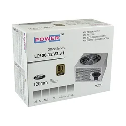 LC ?edinica za napa?anje, LC500-12 V2.31, 80 PLUS bronza, aktivni PFC, 1kPCIe, siva
