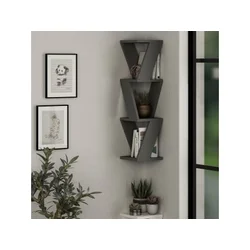 HANAH HOME Zidna polica Zena Anthracite