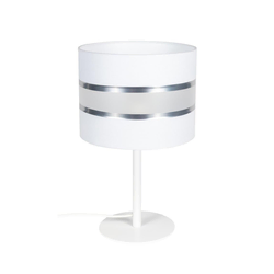 Stona lampa CORAL 1xE27/60W/230V bela