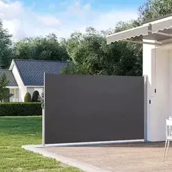 ModernHome Sklopivi paravan za dvorište 3x2m, Antracit