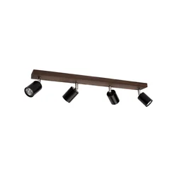 Spot-Light DO2911456 - Stropno reflektorsko svetlo MANARA 4xGU10/5W/230V u dekoru bora