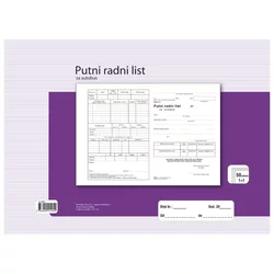 OBRAZAC F-24 PUTNI RADNI LIST ZA AUTOBUS FOKUS
