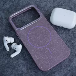 Maska Mag Case Fashion Glitter za iPhone 17 Pro Max ljubicasta