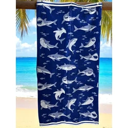 Plažni peškir Shark – 90x170 cm, 100% pamuk B17 ( VLK000680-sharka17 )