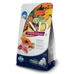 N&D Suva hrana za štence srednjih i velikih rasa, Jagnjetina i tropsko voće, 2kg
