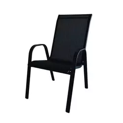 FARM Stolica metalna/ COMBO/crna