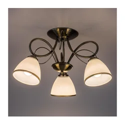 Brilagi - plafonski luster FRED 3xE27/60W/230V, prečnik 59 cm, bronzan