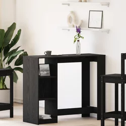 Stol za bar Crni hrast 124 x 46 x 103.5 cm Konstruirano drvo