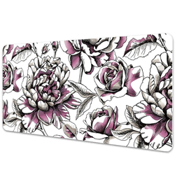 Decormat Podloga za pisalno mizo Vrtnice 120x60 cm