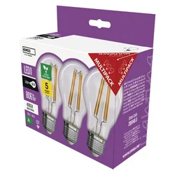 SET 3x LED sijalica FILAMENT A60 E27/3,8W/230V 4000K Energetska klasa A